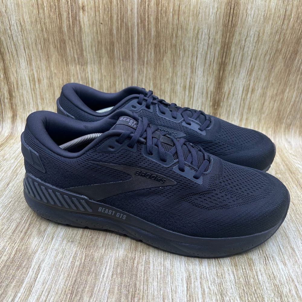 Brooks Beast GTS 24 Men's Size 13 4E Extra Wide Black Running Shoes 1104254E020